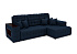 Диван угловой еврокнижка Мадрид велюр темно-синий