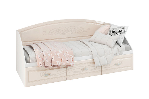 Кровать Венеция 0.8 м с тремя ящиками