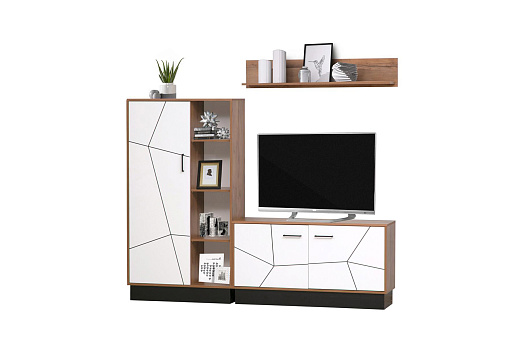 Стенка Гамма №3 таксония / черный / белый