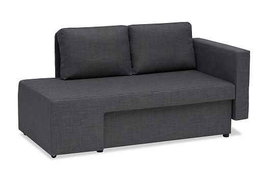 Диван еврокнижка Дагмар темно-серый