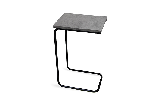 Стол журнальный SHT-CT9 бетон чикаго светлый / черный муар