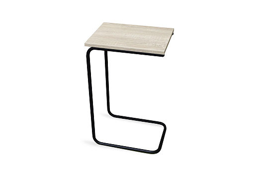 Стол журнальный SHT-CT9 дуб беленый / черный муар