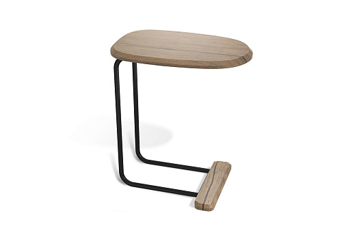 Стол приставной SHT-CT23 черный муар / лесной орех