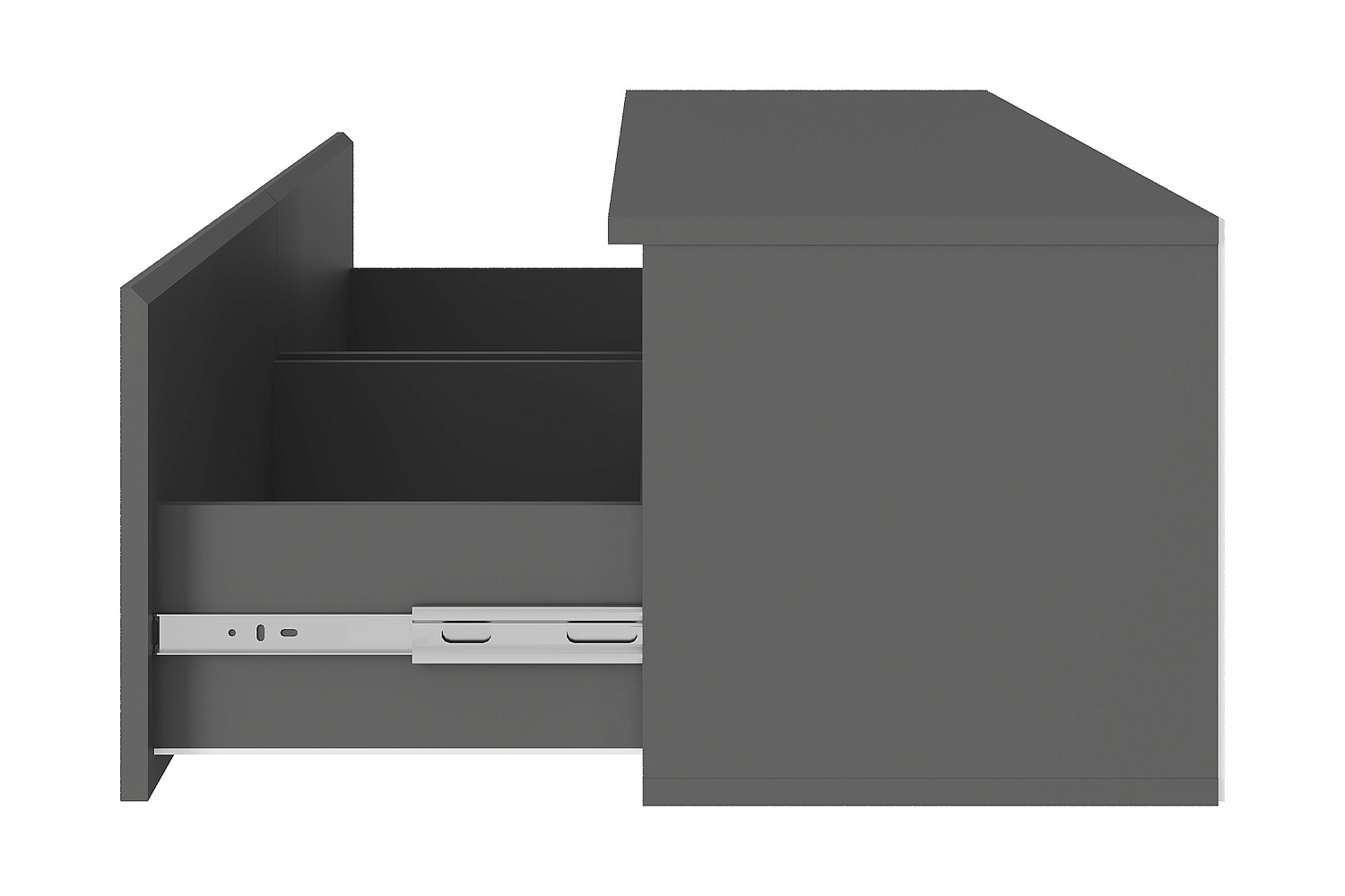 Шкаф навесной ШКН-07 Симпл графит