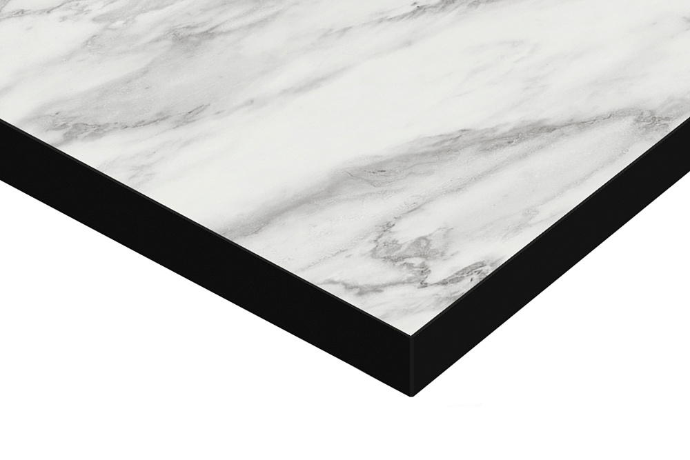 Столешница Slim 18 мм нарциссо / черный матовый