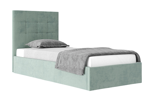 Кровать Диана 0.9 м велюр мята