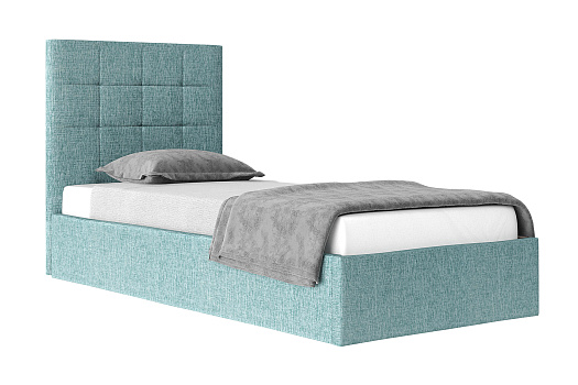 Кровать Диана 0.9 м рогожка мята