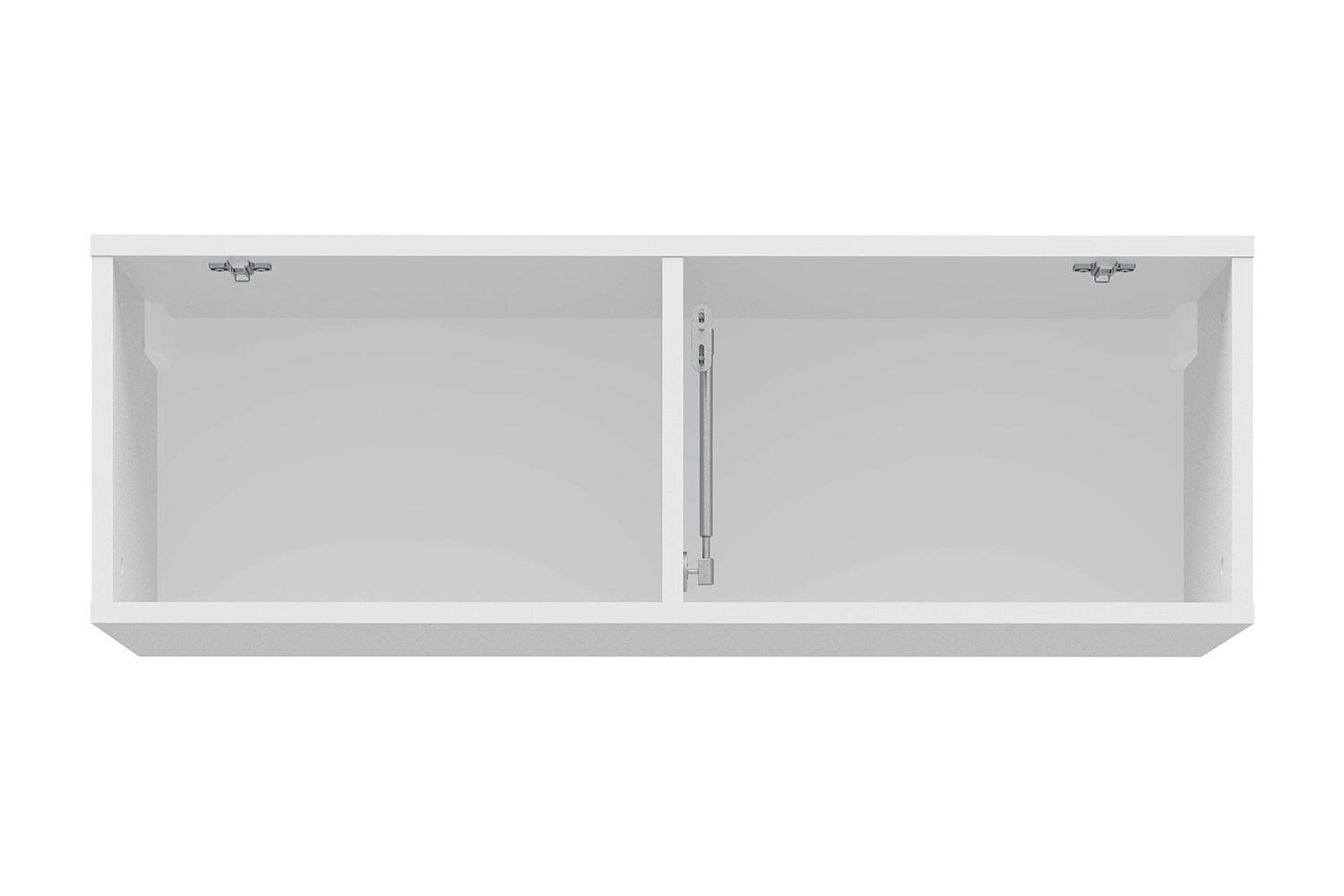 Полка навесная Слайд 462.01 белый глянец