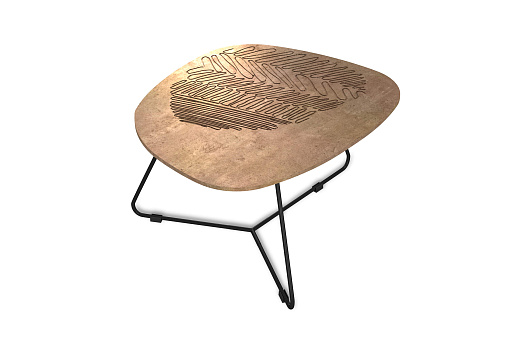 Столик журнальный SHT-CT52-1 тирион / черный муар