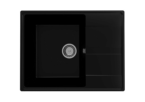 Мойка врезная кварцевая Ulgran Quartz Prima 65х50 см, уголь