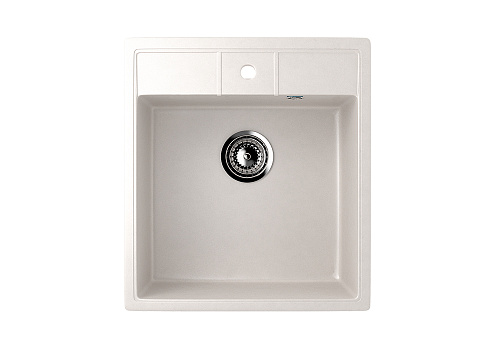 Мойка врезная мраморная Ulgran U-406 45х50 см, ультра-белый