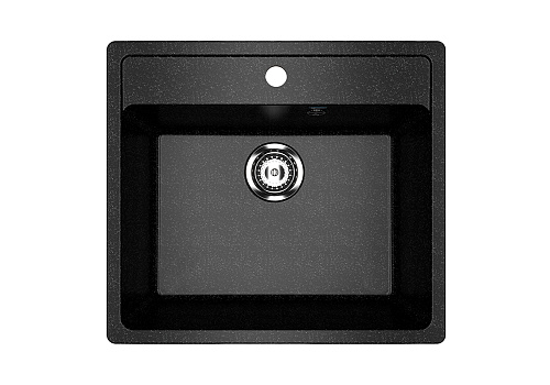 Мойка врезная мраморная Ulgran U-104 56х50 см, черный