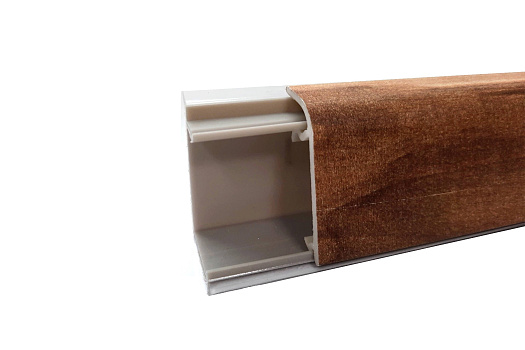 Плинтус Квадро Д №0690 индийское дерево