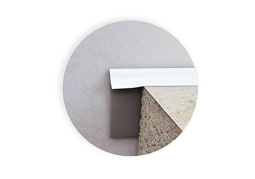 Уплотнитель для столешниц Г-образный белый