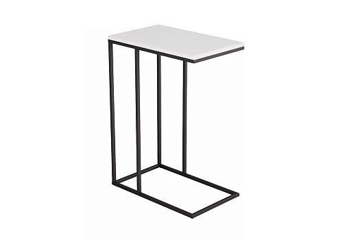 Стол придиванный Агами черный / белый