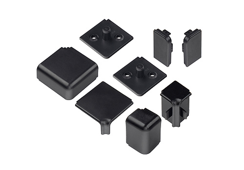 Комплект заглушек Квадро чёрный