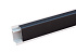 Плинтус алюминиевый Квадро-Б черный