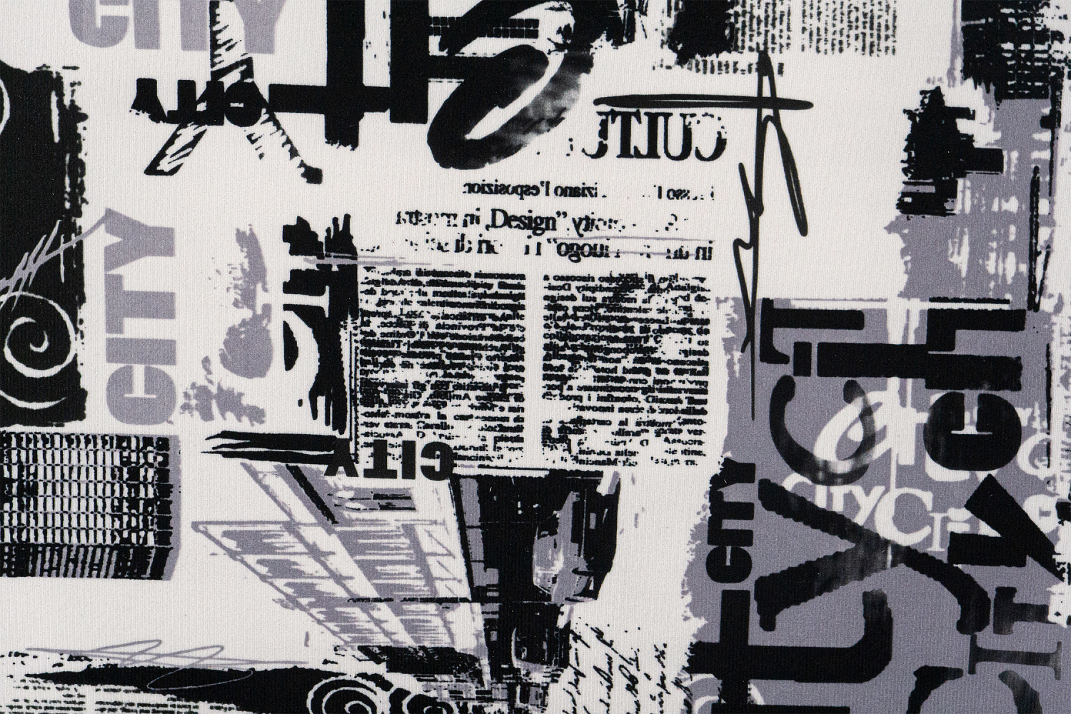 Диван еврокнижка Куба-2 серый / принт Сити