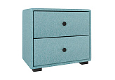 Тумба прикроватная Tango рогожка мята