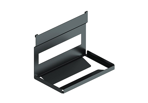 Держатель для бумажных полотенец черный бархат матовый