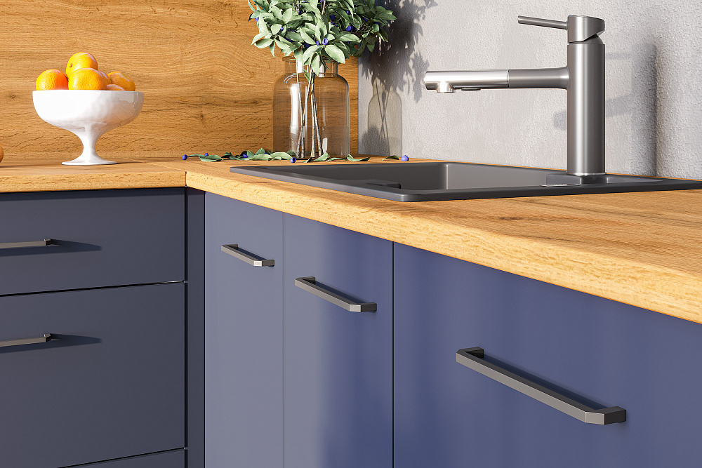 Модульная кухня Монора черничная нота