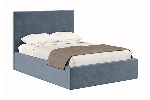 Кровать Парма велюр темно-серый