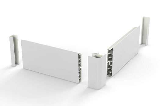 Угловое соединение 90° Н-150 белое