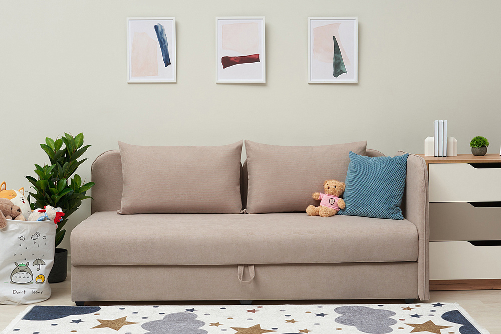 Тахта Архе шенилл бежевый