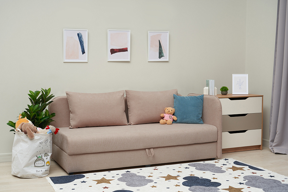 Тахта Архе шенилл бежевый