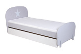Кровать детская Mirum 1915 с ящиком белый / серый