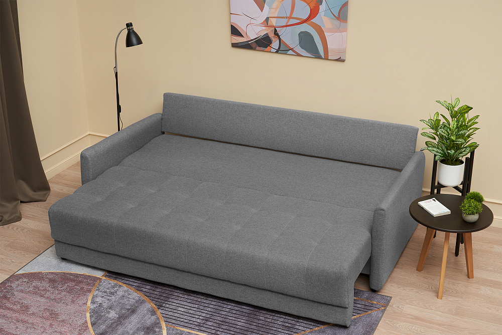 Купить Диван еврокнижка Рон Loft серый арт. 08-172347 150х200 см цена ...