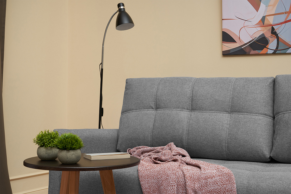 Купить Диван еврокнижка Рон Loft серый арт. 08-172347 150х200 см цена ...
