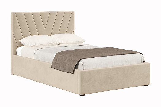 Кровать Палермо велюр бежевый