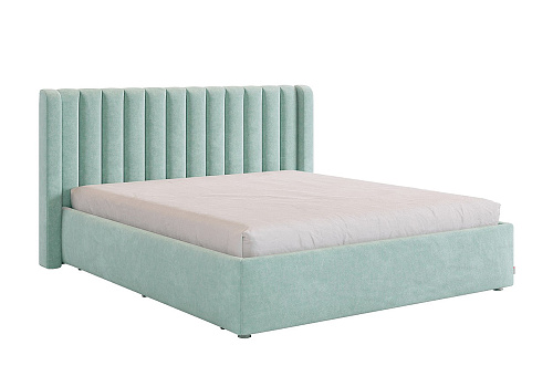 Кровать Ева 1.6 м велюр мята