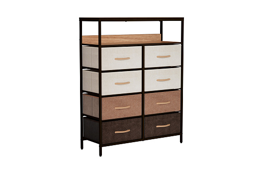 Комод с 8-ю ящиками Leset Локи коричневый