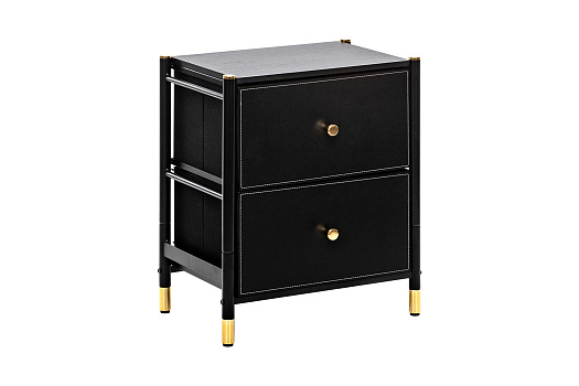 Комод с 2-мя ящиками Leset Хайди черный