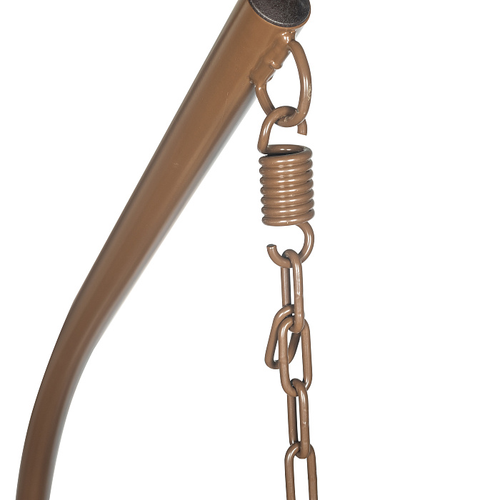 Кресло подвесное Leset Бали коричневое / бежевое