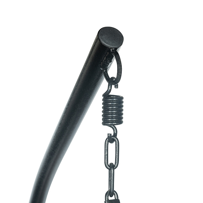 Кресло подвесное Leset Бали черное / светло-серое