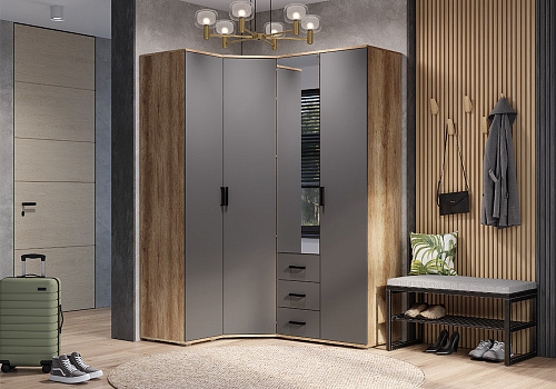 Прихожая Вегас дуб каньон / графит