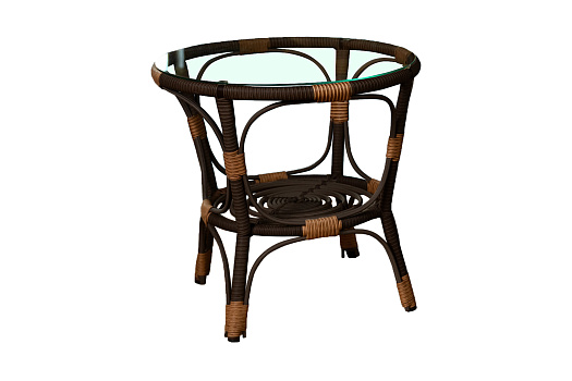 Стол кофейный коричневый