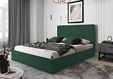 Кровать Диана велюр зеленый