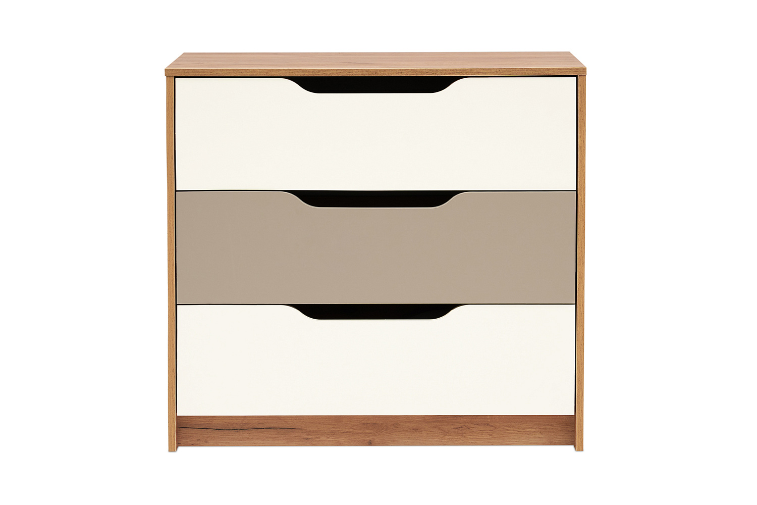 Комод Rich дуб крафт золотой / миндаль / глиняный серый