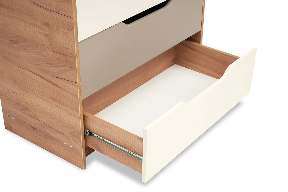 Комод Rich дуб крафт золотой / миндаль / глиняный серый