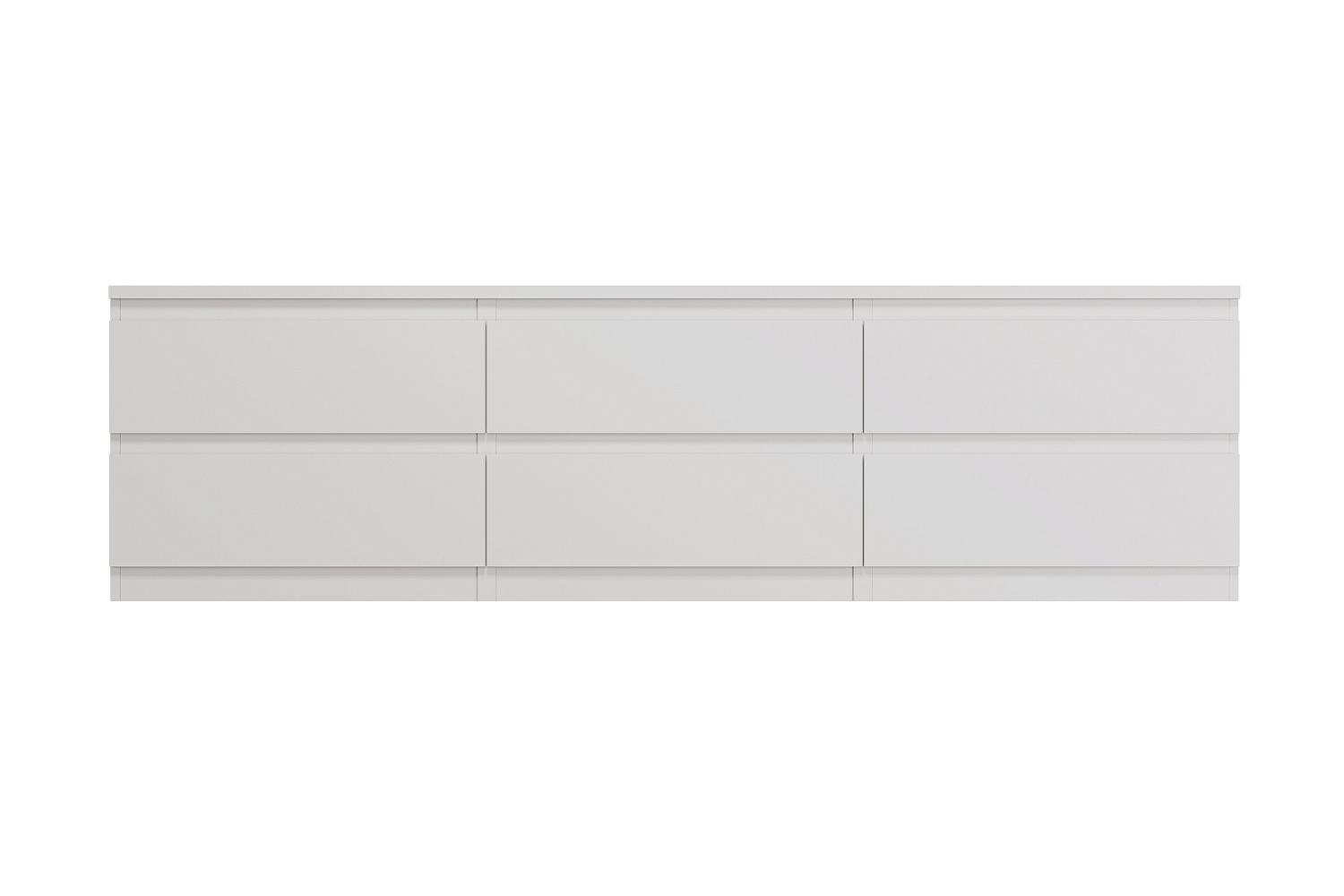 Тумба Кастор  6 ящиков белая