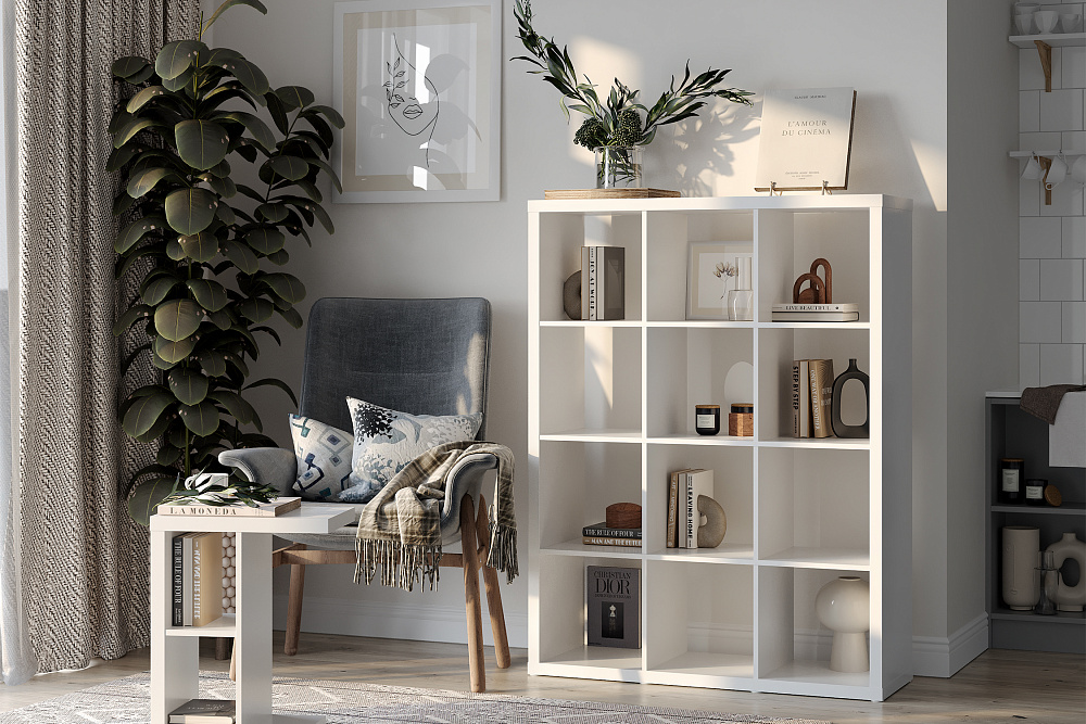 Стеллаж FÖRA 12 белый