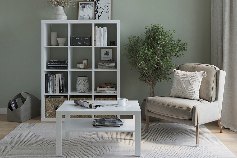 Стеллаж FÖRA 12 белый