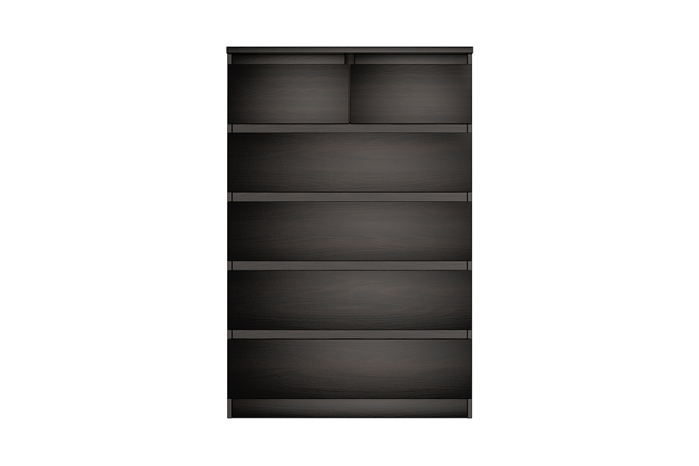 Комод высокий Мальта 6 ящиков дуб венге