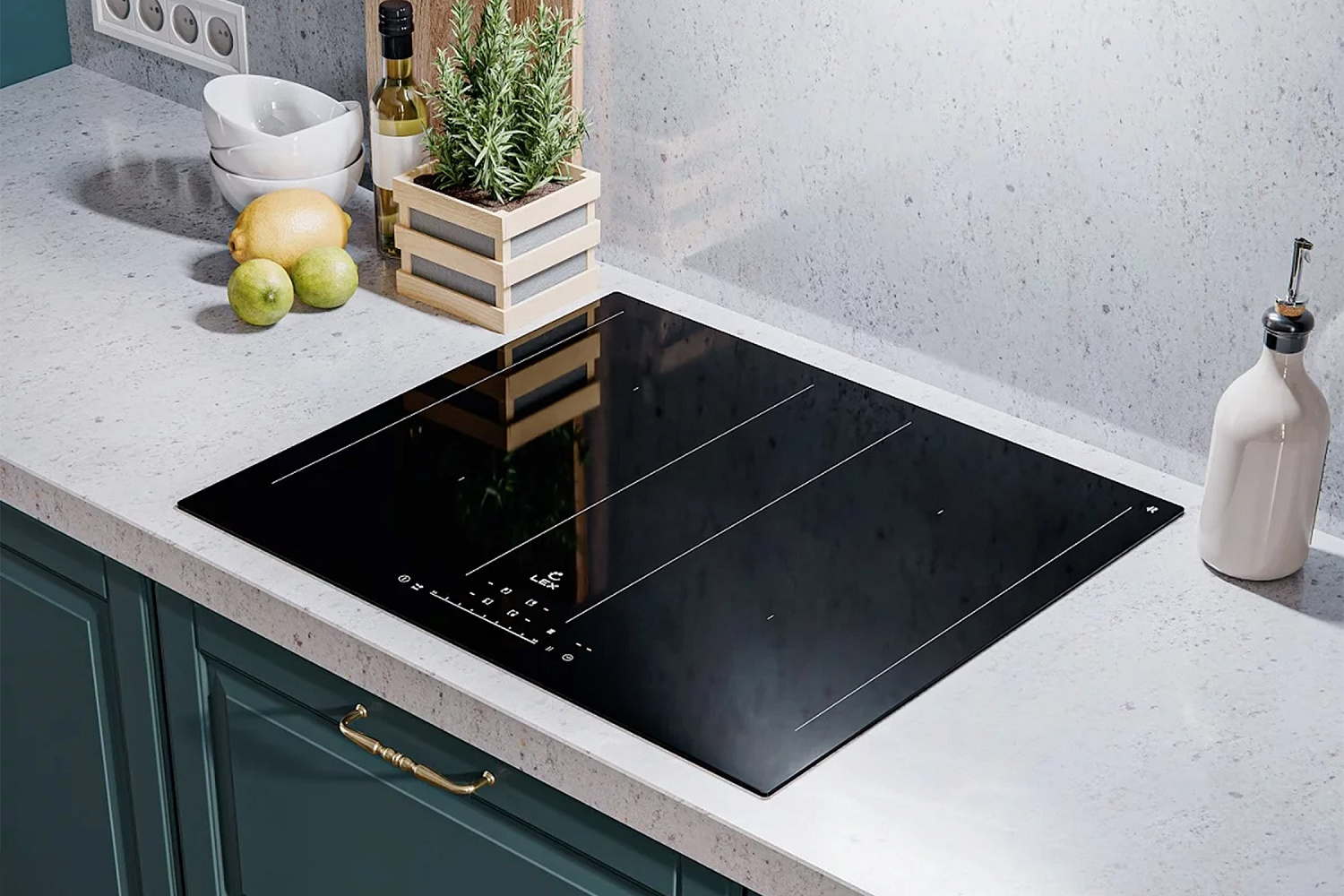 Индукционная варочная поверхность LEX EVI 641B BL