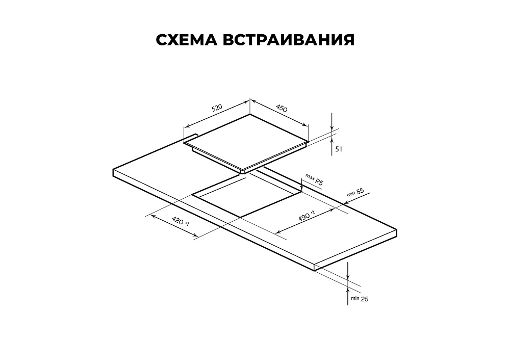 Электрическая варочная поверхность LEX EVH 431A BL