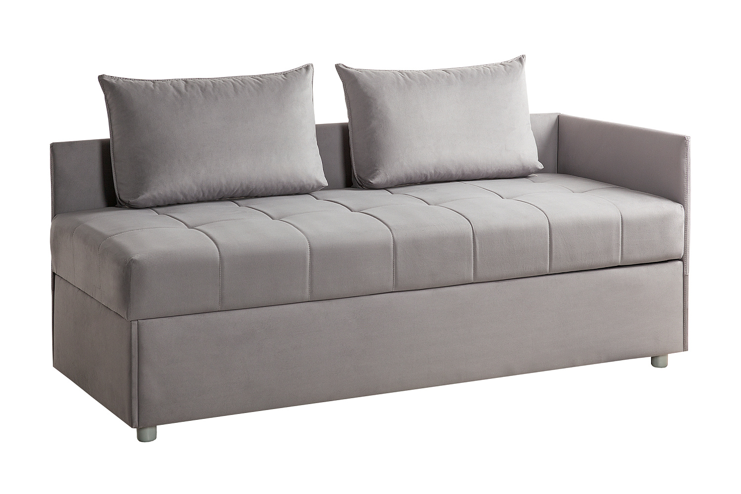 Софа серая арт. 08-188220 с универсальным углом 70х184 см с независимым ...